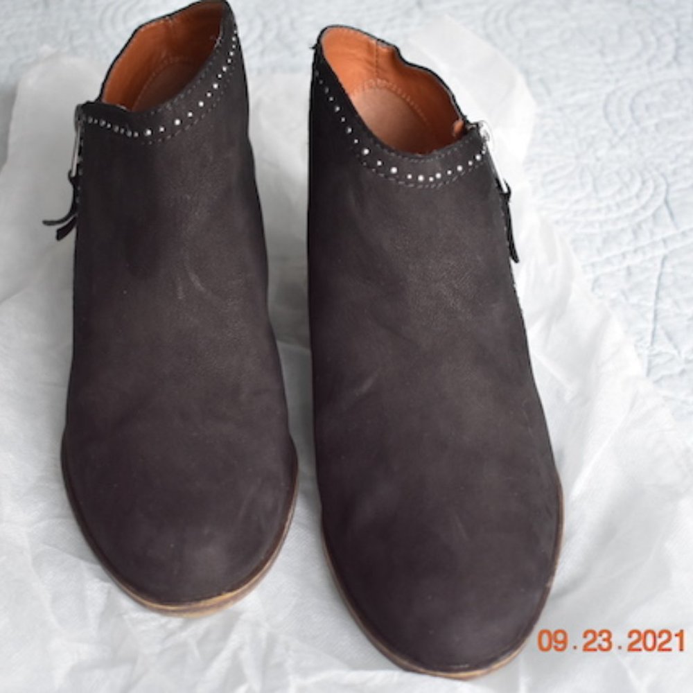 Black Suede Booties